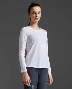 Clothing Tops Sweatshirts: 2XU Womens Aero Mesh Long Sleeve