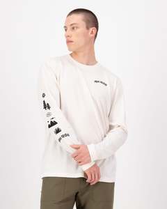 Clothing Tops T Shirts: Mons Royale Mens Yonder Merino Organic Cotton Long Sleeve