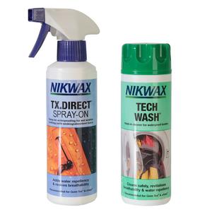 Hiking: Nikwax Tech Wash And Tx Direct Spray-on Package