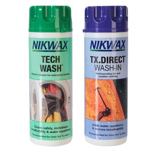 Hiking: Nikwax Tech Wash And Tx Direct Wash-in Package