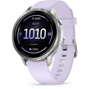 Tech: Garmin Venu 4 GPS Watch Silver Bezel