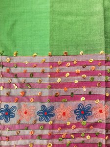 Products: Green and Green Indian Shawl - ShawlyNot