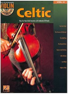 Print Folk: Celtic Violin Play Along Bk/CD Bk 4
