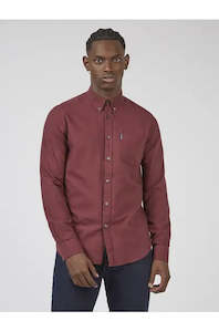 Mens Jersey Hoodie: Ben Sherman Seasonal Signature Gots Organic
