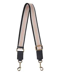 Saben: Saben Feature Strap Black + White + Blush