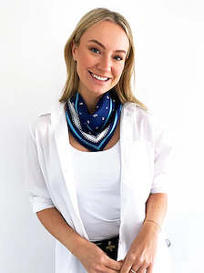 Scarves 1: Dark Hampton The Caroline Petite Silk Scarf