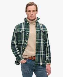 Mens Jersey Hoodie: Superdry Merchant Heavy Check Shirt
