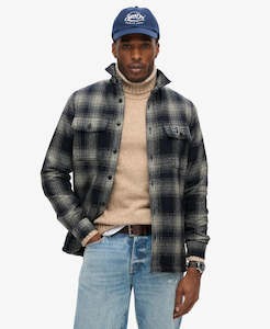 Mens Jersey Hoodie: Superdry Wool Miller Overshirt