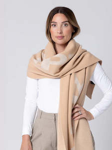 Dark Hampton The Thompson Wool Blanket Scarf