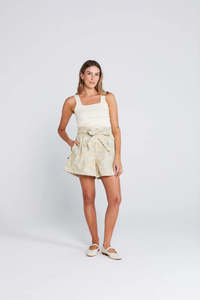 Co Ords Suits: Thing Thing Edna Short Whimsical Flora