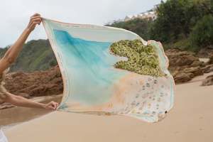 Scarves 1: Dark Hampton Cass Dellar Noosa Scarf