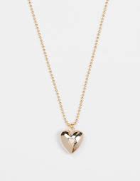 Stella +Gemma Heart and Crystal Necklace