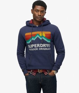 Mens Jersey Hoodie: Superdry Great Outdoors Relaxed Hood