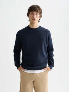 Mens Jersey Hoodie: Scotch & Soda Men's Logo Sweatshirt