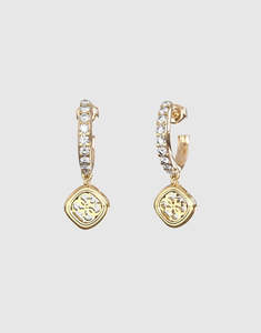 Guess Jewellery: Guess Jaipur Splendor Gold 4G Earrings