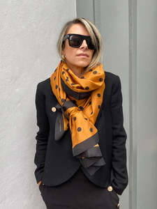 Womans Jersey Hoodie: Dark Hampton The Gallagher Versatile Scarf