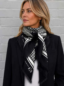 Dark Hampton-The Hunter Wool Silk Scarf