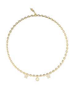 Guess Necklace Borboleta 4G Charm Gold