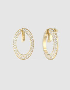 Guess Jewellery: Guess Studs Maxi G Gold Earrings
