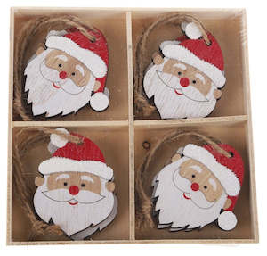 Christmas: Christmas - Wooden Box Set (8) | Santa
