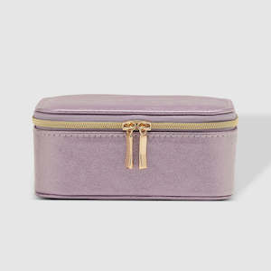 Jewellery Travel Cases: Jewellery Case - Lola Metallic Lilac