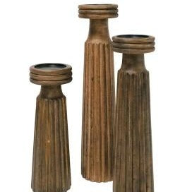 Pick Up Only: Wooden Candle Holders