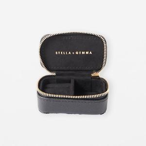 Stella Gemma: S+G Jewellery Case - Small Rectangular | Black