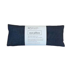 Wheat Bags Eye Pillows: Ruthspatch Linen Eye Pillow - Denim
