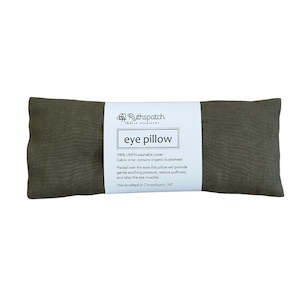 Wheat Bags Eye Pillows: Ruthspatch Linen Eye Pillow - Sage