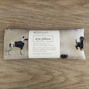 Wheat Bags Eye Pillows: Ruthspatch Cotton Eye Pillow - Dog Print