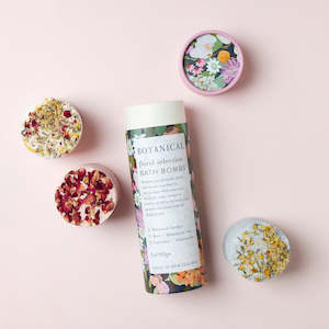 Botanical: Botanical Bath Bomb 3 Pack Tube