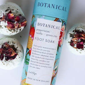 Botanical: Botanical Foot Soak 3 Pack Tube