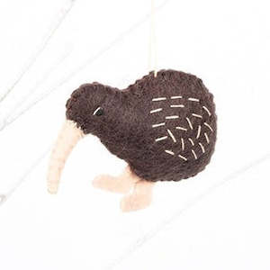 Trade Aid: Christmas - Dark Brown Kiwi