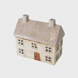 Gifts For Her: Alsace Tealight Cottage - Grey