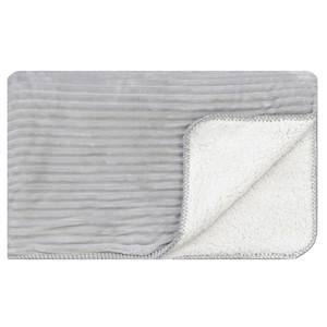 Gift Giving: Sherpa Ribbed Blanket - Grey