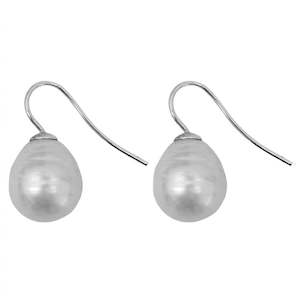 Earrings - Spanish Teardrop Small | Grey