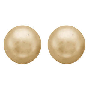 Spanish Teardrop Stud Earrings: Earrings - Spanish Pearl Stud Gold