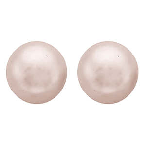Spanish Teardrop Stud Earrings: Earrings - Spanish Pearl Stud Mink