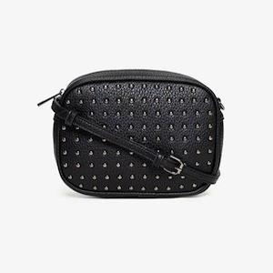 Accessories Clothing: Aggie Bag - Black with Gunmetal Stud