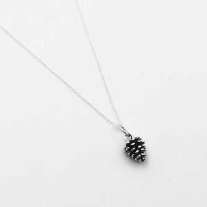 Jewellery 1: Sterling Silver Pine Cone Necklace