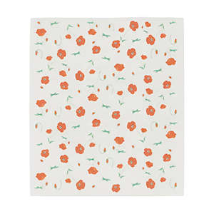 Nawrap Floral Face Cloth - Plum