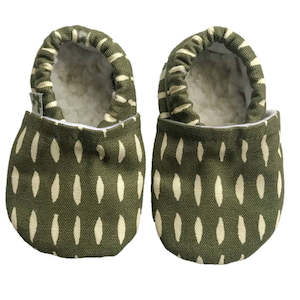 Baby Booties - Olive Grove