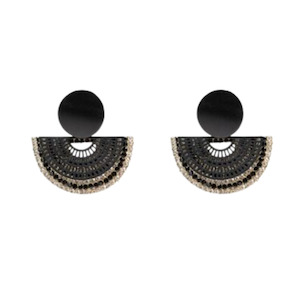Earrings - Wonderland | Black