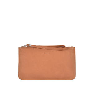 Purses Wallets Keyrings: Leather Pouch - Mercer | Tan