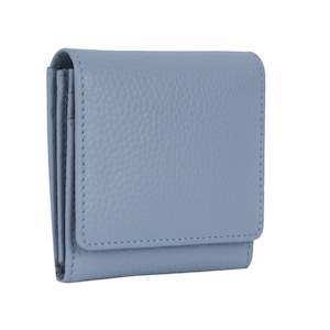 Leather Wallet Small - Leonora | Powder Blue