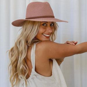 Panama Hat - Rosewood