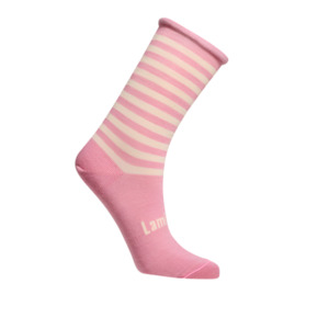 Gifts For Her: Lamington Womens Socks - Crew | Meringue (Roll Top)