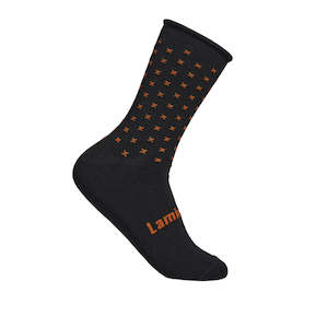 Lamington Mens Socks - Crew | Rusty  (Roll Top)