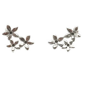 New Arrivals Accessories: Sterling Silver - Flower Cluster Earring