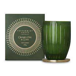 All: Peppermint Grove Soy Candle - Crushed Pine + Clove | 370g